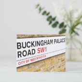Buckingham Palace, London - Postkarte (Stehend Vorderseite)