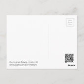 Buckingham Palace, London UK Postcard Postkarte (Rückseite)