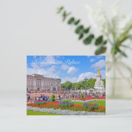 Buckingham Palace, London UK Postcard Postkarte (Stehend Vorderseite)