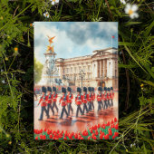 Buckingham Palace London Watercolor Postcard Einladung