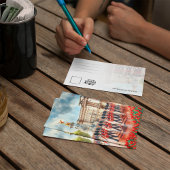 Buckingham Palace London Watercolor Postcard Einladung