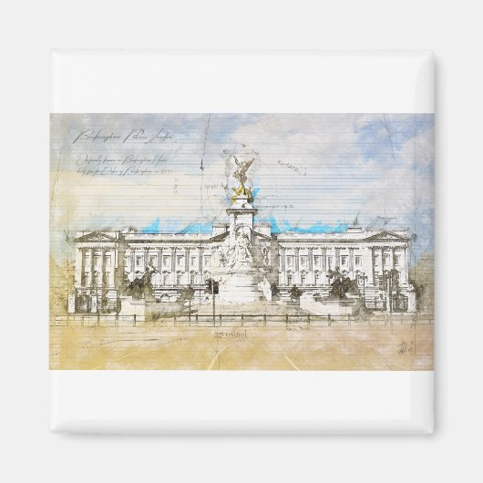 Buckingham Palace Magnet (Vorne)