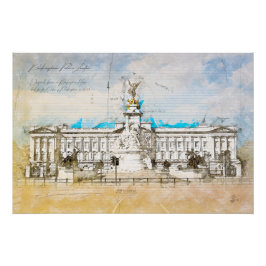 Buckingham Palace Poster