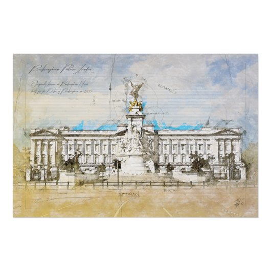Buckingham Palace Poster (Vorderseite)