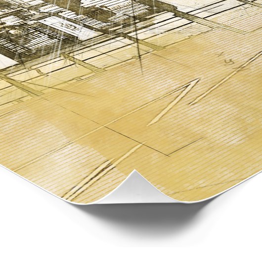 Buckingham Palace Poster (Ecke)