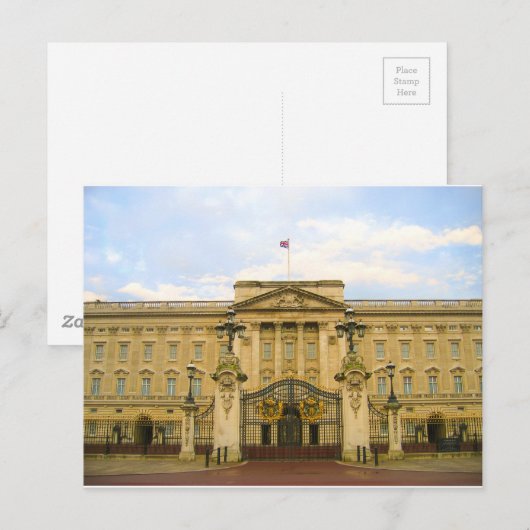 Buckingham Palace Postkarte (Vorne/Hinten)