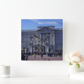 Buckingham Palace Quadratische Wanduhr (Zuhause)