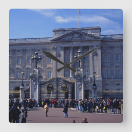 Buckingham Palace Quadratische Wanduhr