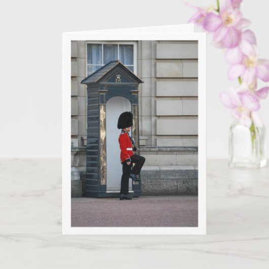 Buckingham Palace Queen's Guard Karte (Orchidee)