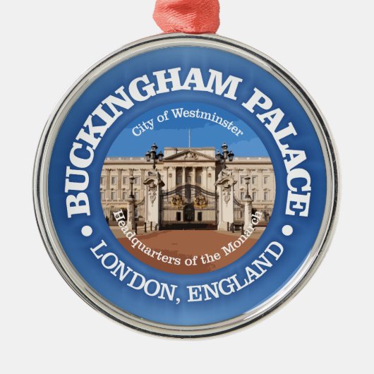 Buckingham Palace (rd) Ornament Aus Metall (Vorne)