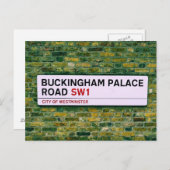Buckingham Palace Road - London Postkarte (Vorne/Hinten)