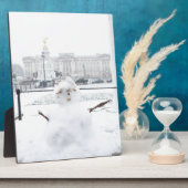 Buckingham Palace Snowman London Fotoplatte (Seite)