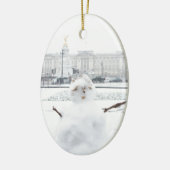 Buckingham Palace Snowman London Keramikornament (Links)