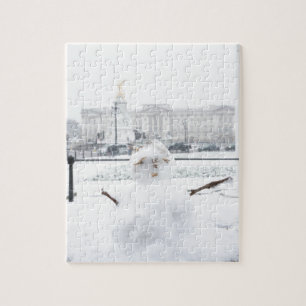 Buckingham Palace Snowman London Puzzle