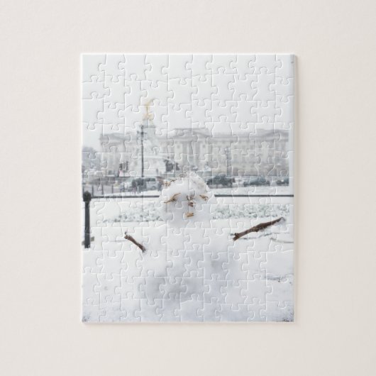 Buckingham Palace Snowman London Puzzle (Vertikal)
