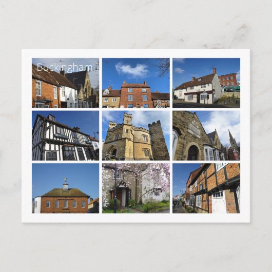 Buckingham Postkarte (Vorderseite)