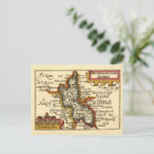 Buckinghamshire Landkreis England Alte antike Kart Postkarte (Stehend Vorderseite)