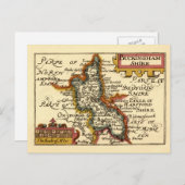 Buckinghamshire Landkreis England Alte antike Kart Postkarte (Vorne/Hinten)