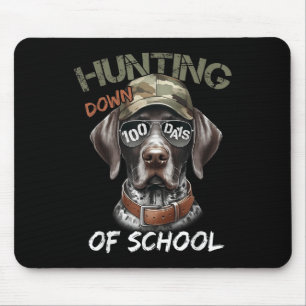 Buckjagd bis 100 Tage Schulhund 100 Tage Mousepad