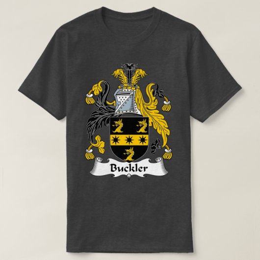 Buckler Coat of Arms Family Crest T-Shirt (Design vorne)
