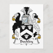 Buckley Familienwappen Postkarte (Vorderseite)