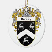 Buckley Wappen/Familienwappen Keramikornament (Links)