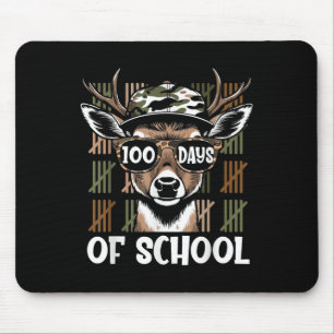 Bucklige 100 Tage Schul-Hirschstudenten Jungen Mäd Mousepad
