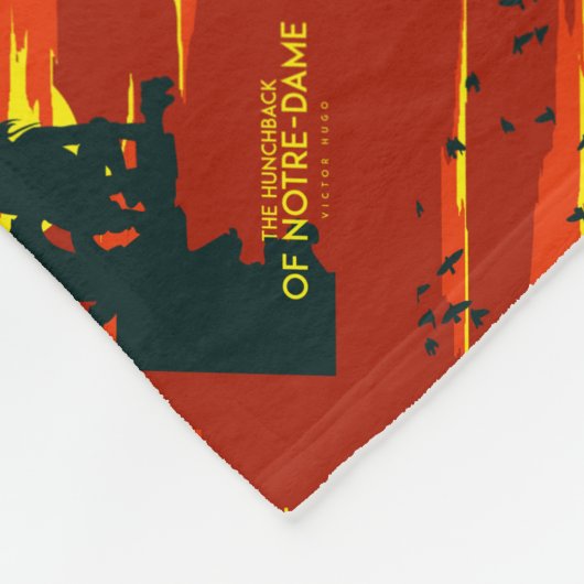 Buckliger von Notre Dame Fleecedecke (Ecke)