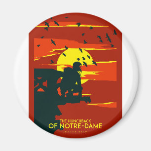 Buckliger von Notre Dame Magnet