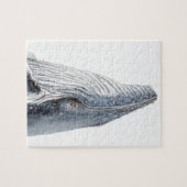 Buckliger Wal Porträt,- yubarta - Puzzle (Horizontal)