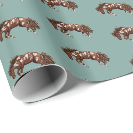 Buckmalerei Geschenkpapier (Rolleneckpunkt)