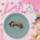 Buckmalerei Pappteller (Party)