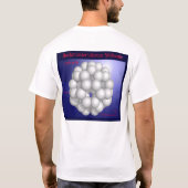 Buckminsterfullerene Molekül (hinter) T-Shirt (Rückseite)
