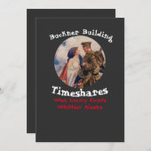 Buckner Gebäude Timeshares Whittier Alaska Einladung (Vorne/Hinten)