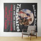 Buckner Gebäude Timeshares Whittier Alaska Wandteppich (Beispiel (Horizontal))