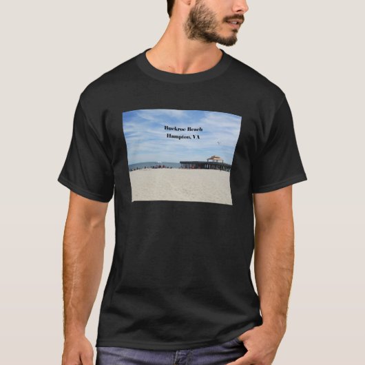 Buckroe Beach, Hampton, Virginia T-Shirt (Vorderseite)