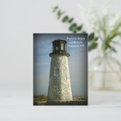 Buckroe Beach Lighthouse Hampton, VA Postcard Postkarte (Stehend Vorderseite)