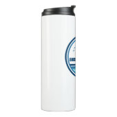 Buckroe Beach Virginia Palm Tree Birds Thermosbecher (Nach links gedreht)