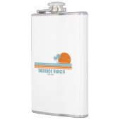 Buckroe Beach Virginia Sun Palm Trees Flachmann (Links)