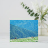 Bucks an den Bergen Postkarte (Stehend Vorderseite)
