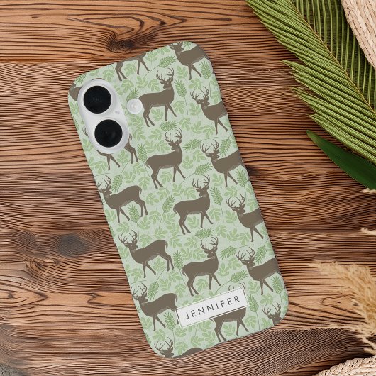 Bucks auf Spring Green Blätter Case-Mate iPhone Hülle