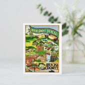 Bucks County PA Postkarte (Stehend Vorderseite)