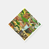 Bucks County PA Postkarte Serviette (Ecke)