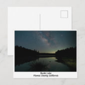 Bucks Lake Nachtszene Postkarte (Vorne/Hinten)