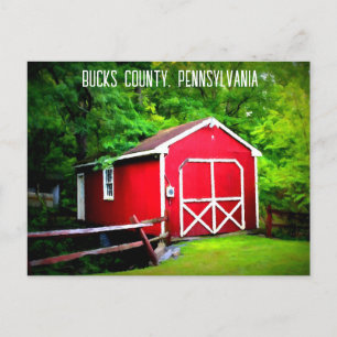Bucks Landkreis Pennsylvania Postkarte
