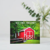 Bucks Landkreis Pennsylvania Postkarte (Stehend Vorderseite)