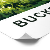 Bucks Landkreis Pennsylvania Travel Print Poster (Ecke)