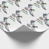 Bucks und Enten Geschenkpapier (Ecke)