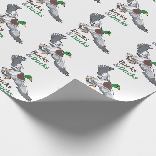 Bucks und Enten Geschenkpapier (Ecke)