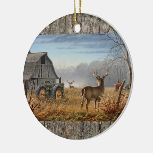 Buckschlacht Keramik Ornament (Links)